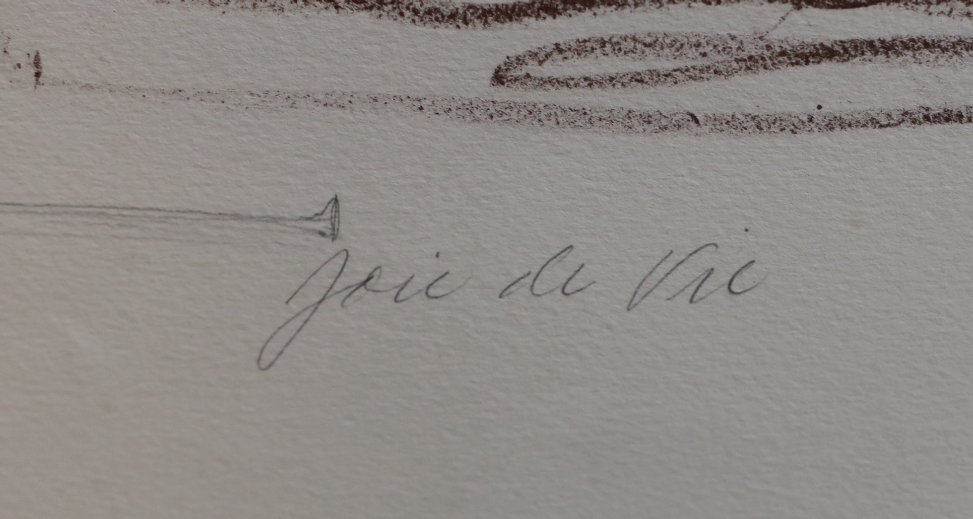 Richard MacDonald (American, 1946-), artist's proof lithograph, 'Joie de Vivre', 66 x 55cm